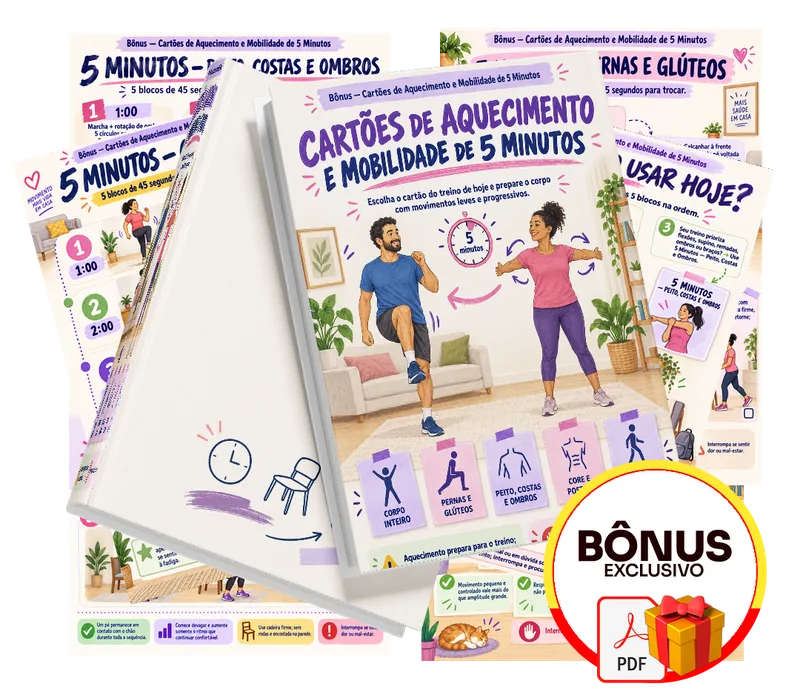 Bônus incluso no plano completo do Casa Fit — Mapa de Treino em Casa com o Que Você Tem