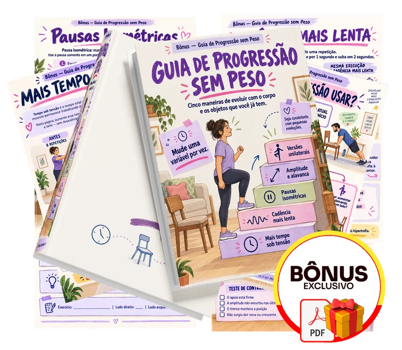 Bônus incluso no plano completo do Casa Fit — Mapa de Treino em Casa com o Que Você Tem